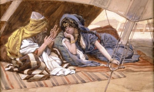 Jacques Joseph Tissot painting: “Abram's Counsel to Sarai” cc: Wikipedia - Public Domain